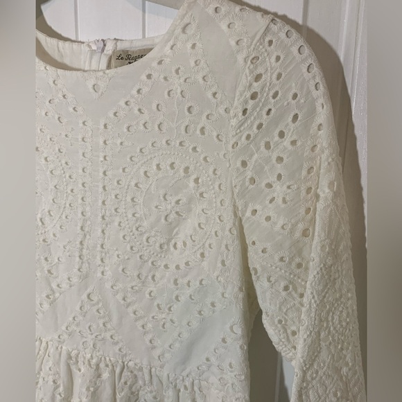 Le Ragazze Made in Italy Ayellet White Dress - Picture 5 of 5